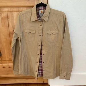 Carhartt lined shirt